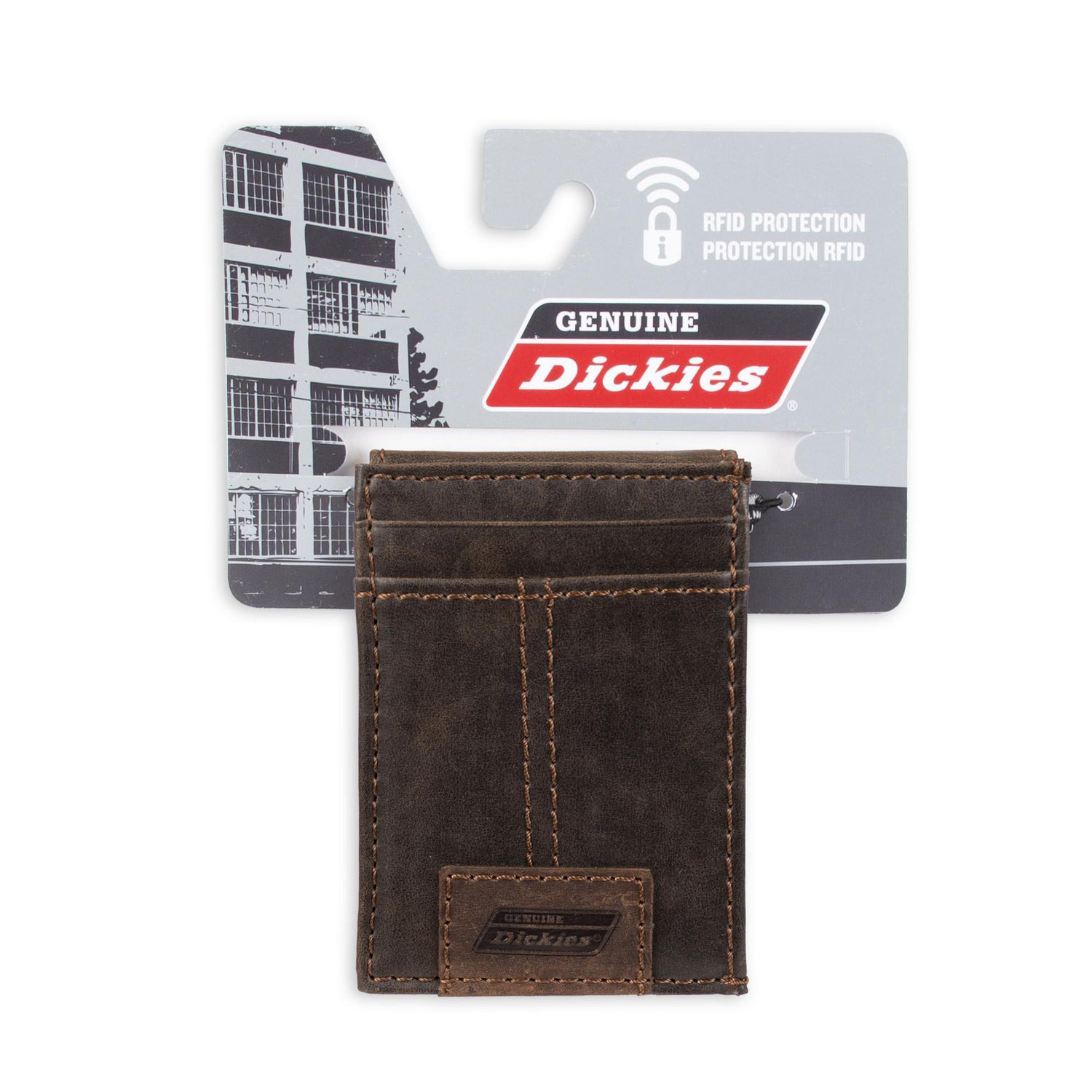 Genuine Dickies Men's Wide Magnetic Front Pocket Wallet w/ Patch