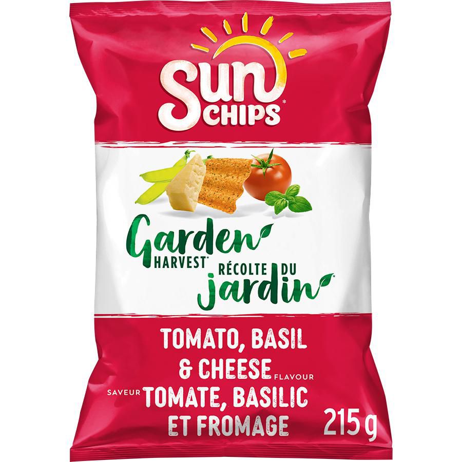 SunChips Garden Harvest Tomato, Basil & Cheese Multigrain Snacks