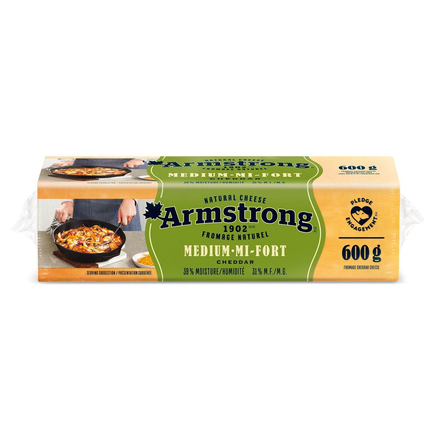 Armstrong Medium Cheddar Cheese 31 M.F. Walmart Canada
