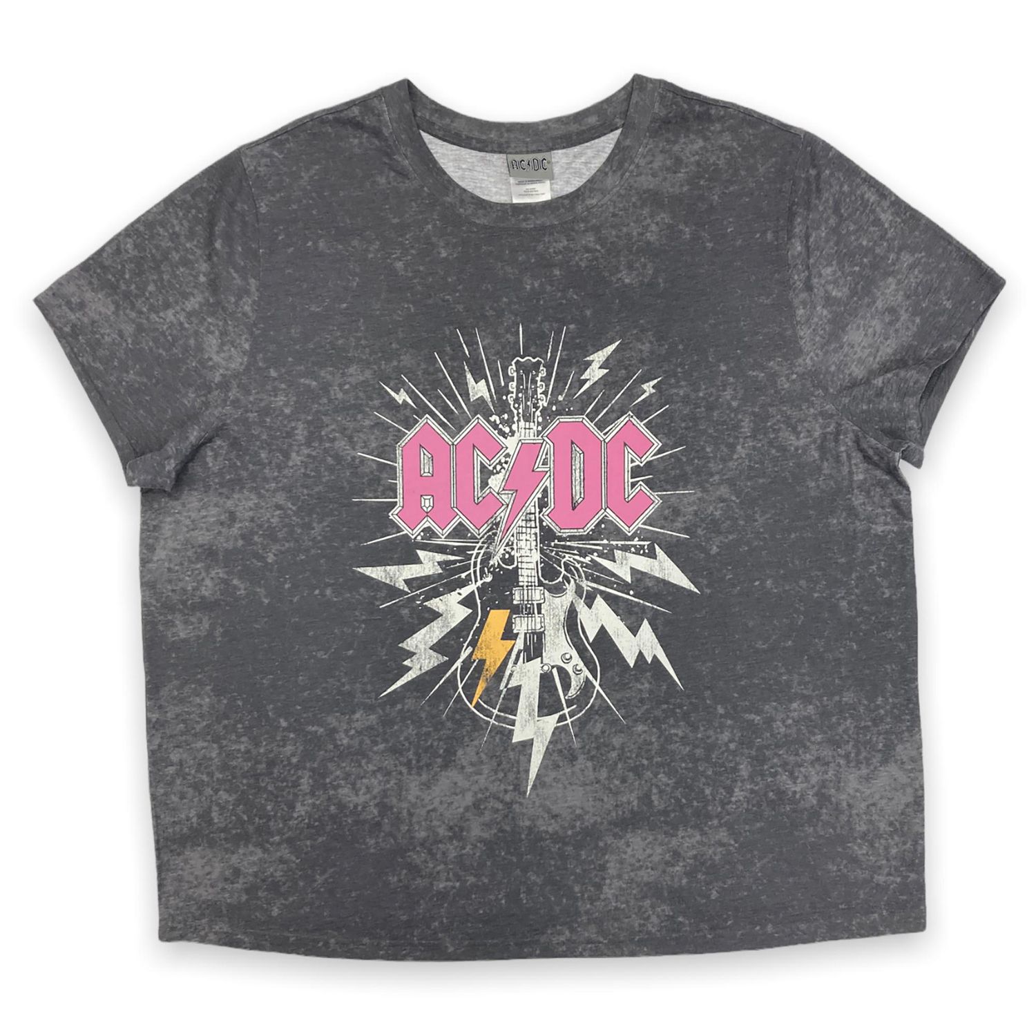 AC/DC T-Shirt manche courte à col rond pour femmes