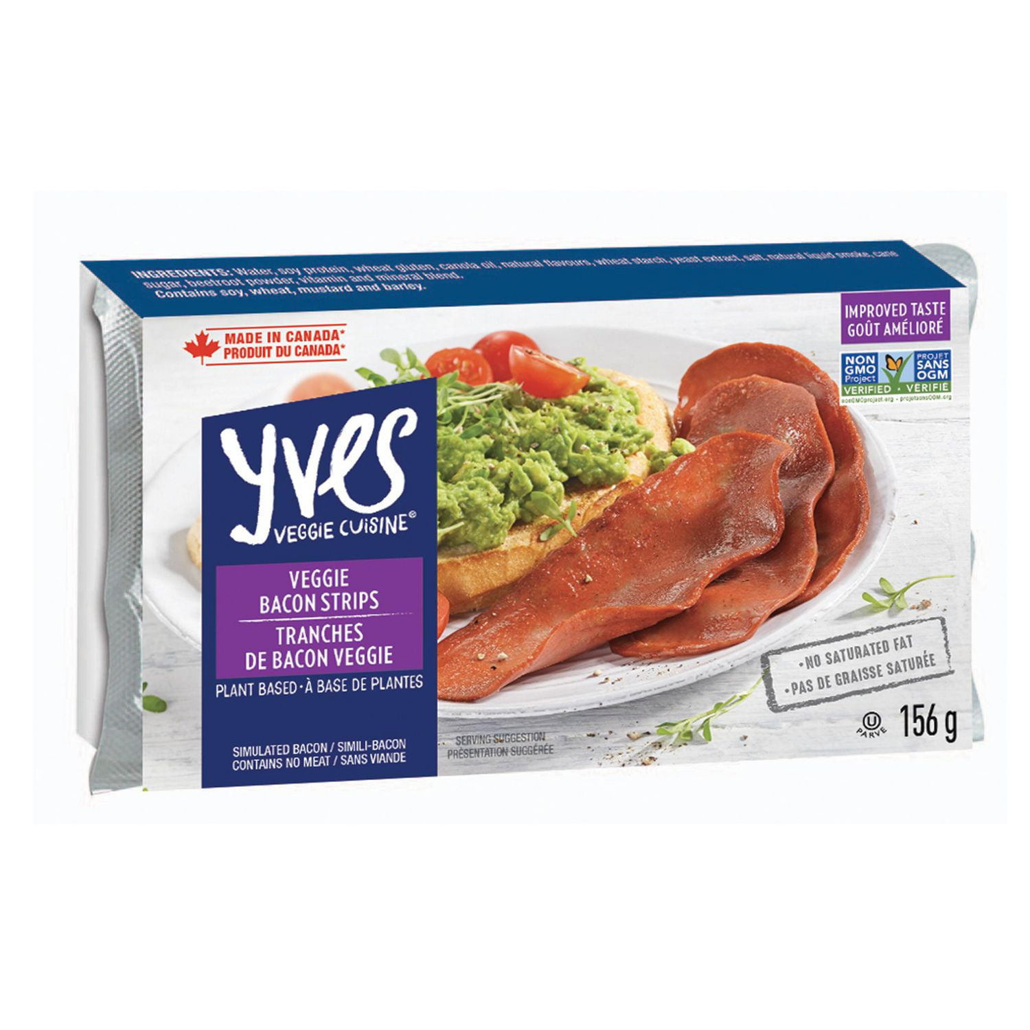 Yves Veggie Cuisine Veggie Bacon Strips Walmart Canada