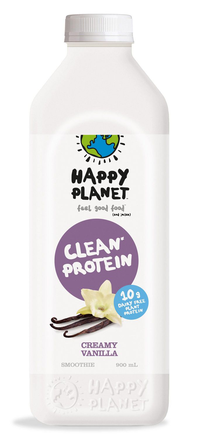 Happy Planet Clean Protein Creamy Vanilla Smoothie 900ml - Walmart.ca