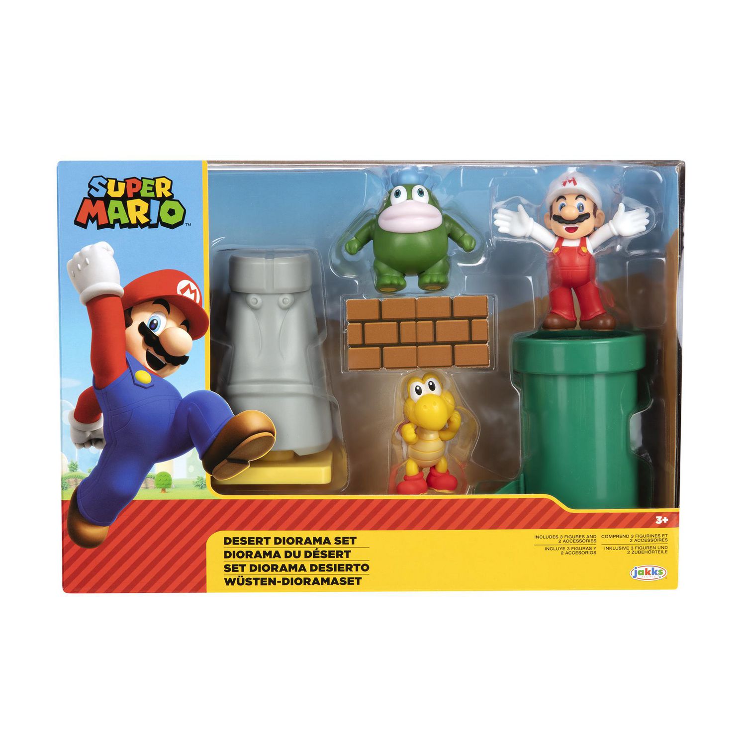 Figurines pour diorama Plaine du grand chêne Nintendo Super Mario, 2,5 po,  variés, 3 ans et plus