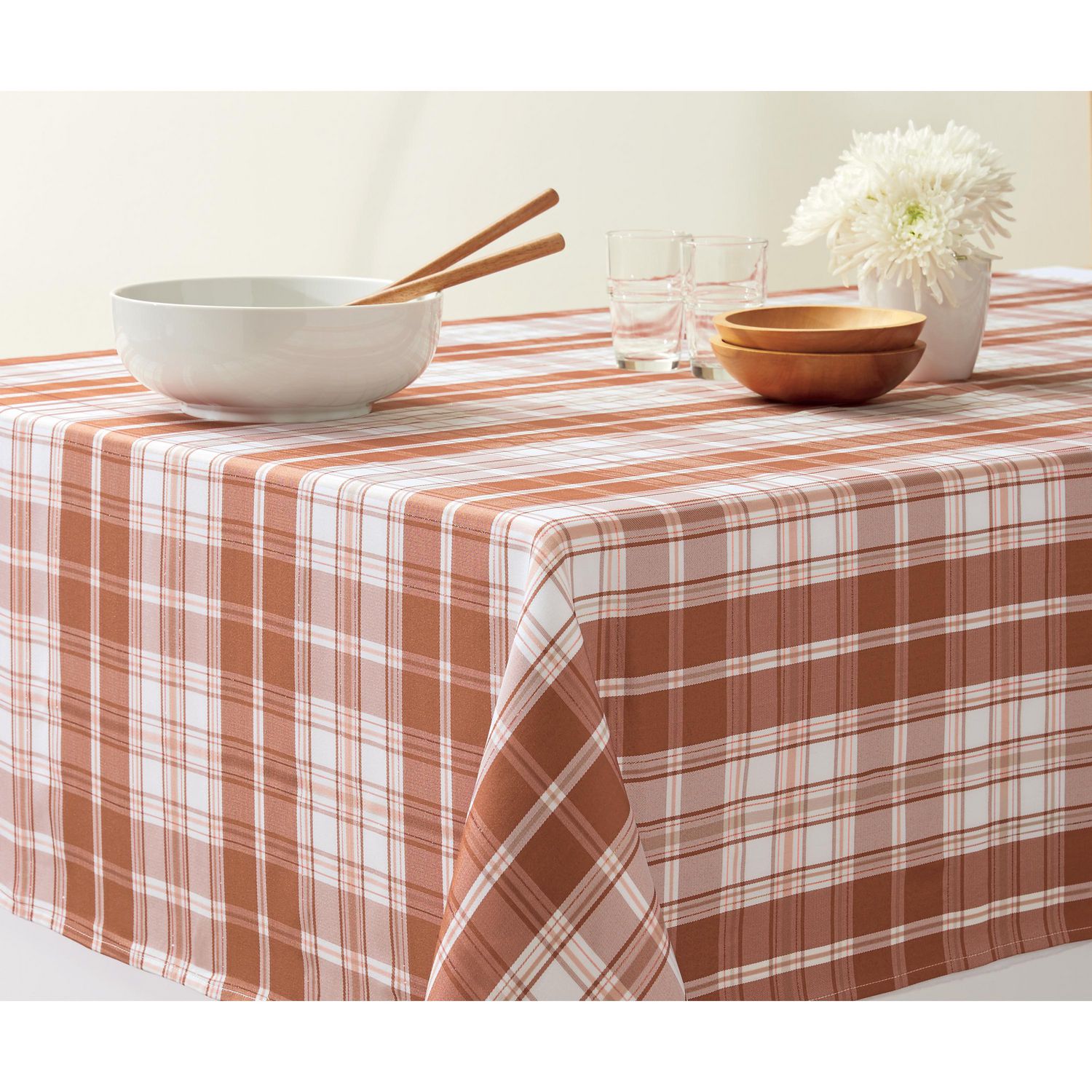 Harvest Plaid Fabric Tablecloth 60x102 Walmart Canada
