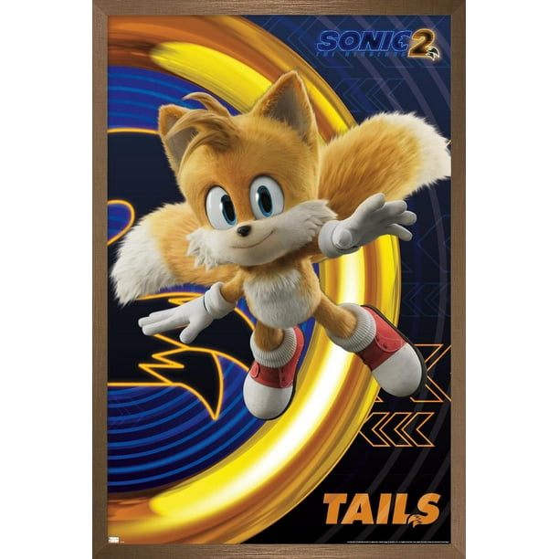 Sonic The Hedgehog 2 - Tails Wall Poster, 22.375 x 34 - Walmart