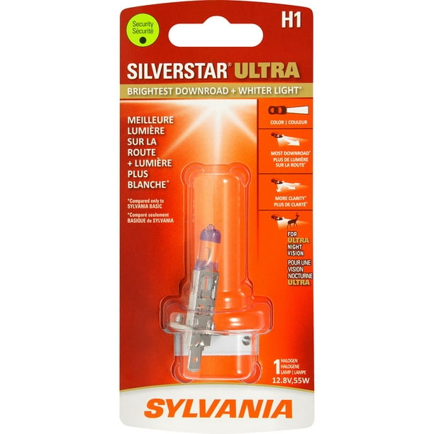 Phare halogène SilverStar ULTRA H1SU SYLVANIA