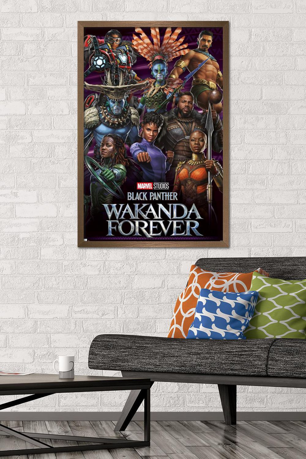 Black Panther: Wakanda Forever - Marvel Removable Adhesive Wall Decal Large