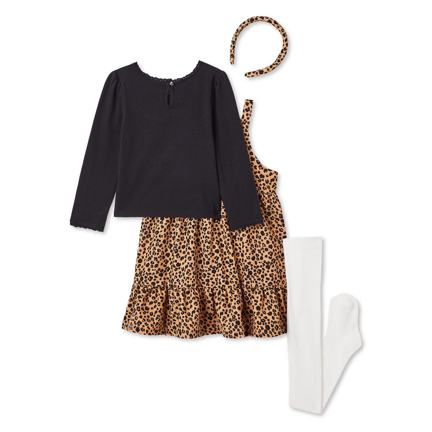 Ensemble 4 pièces avec robe Btween pour petites filles Tailles 2T-5T