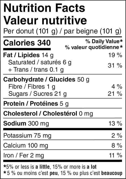 Your Fresh Market Apple Fritter Filled Donuts, 6 donuts, 606 g total