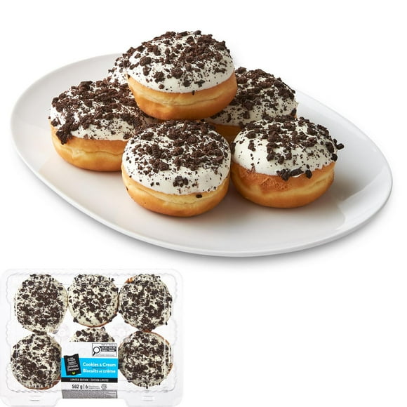 Your Fresh Market Cookies & Cream Filled Donuts, 6 donuts, 582 g total
