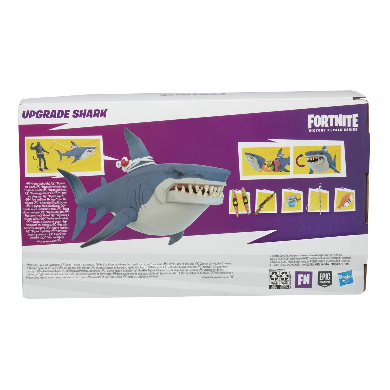 Hasbro Fortnite Victory Royale Series Upgrade Shark Collectible Action Figure with Accessories Ages 8 and Up 6 inch Walmart