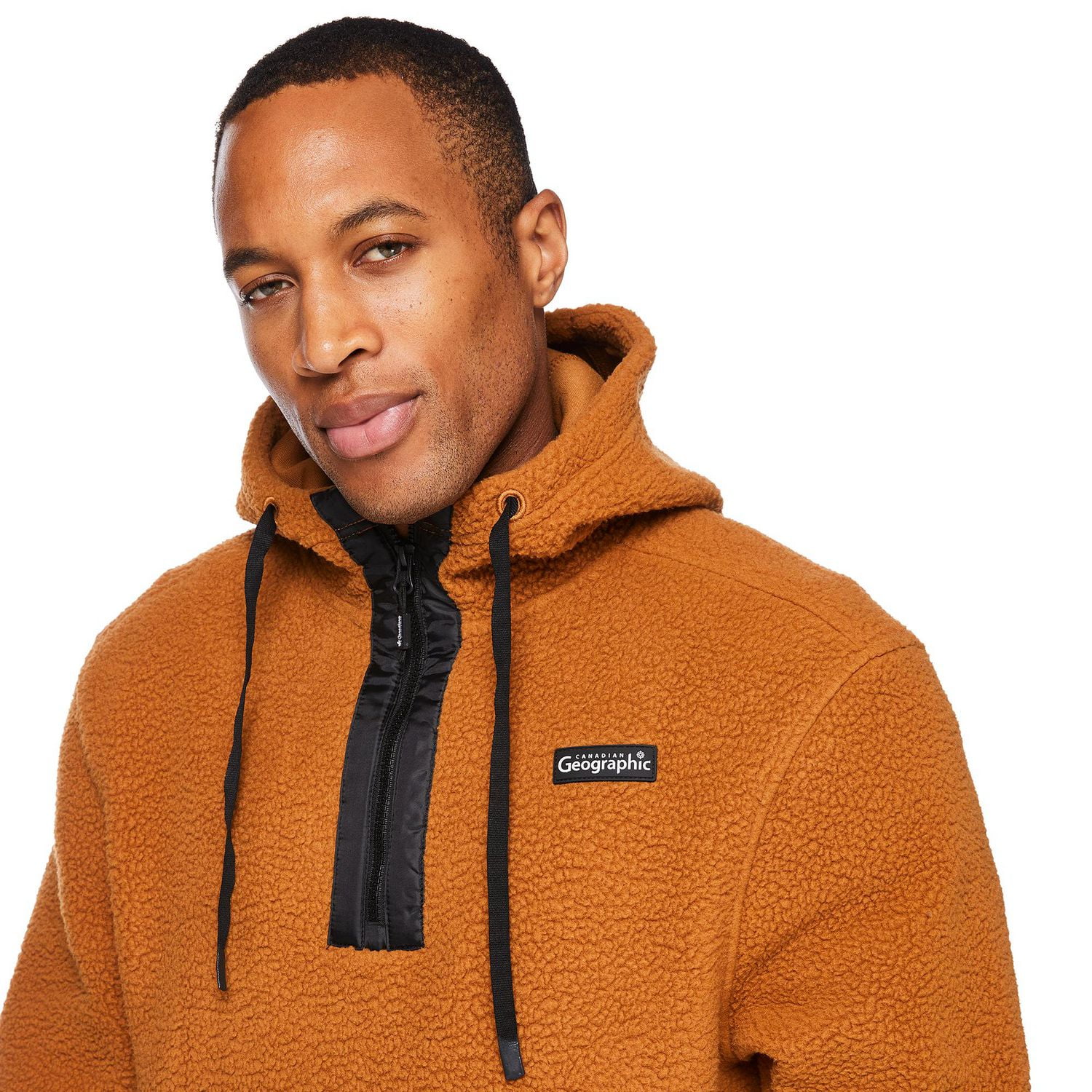 Chandail en fausse peau de mouton Canadiana x SGRC pour hommes Tailles P-2XL