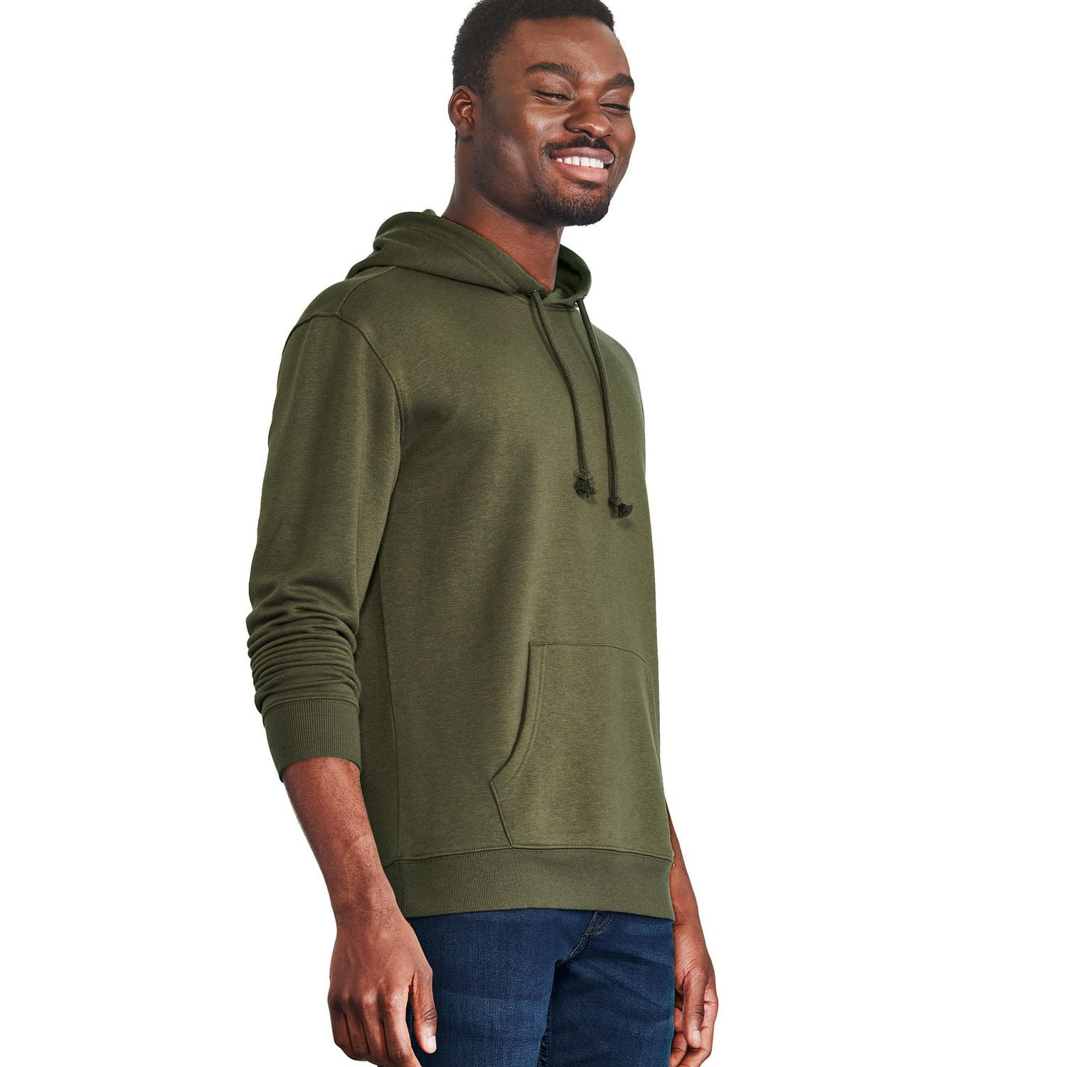 Haut à capuchon en molleton George pour hommes Tailles P-2XL