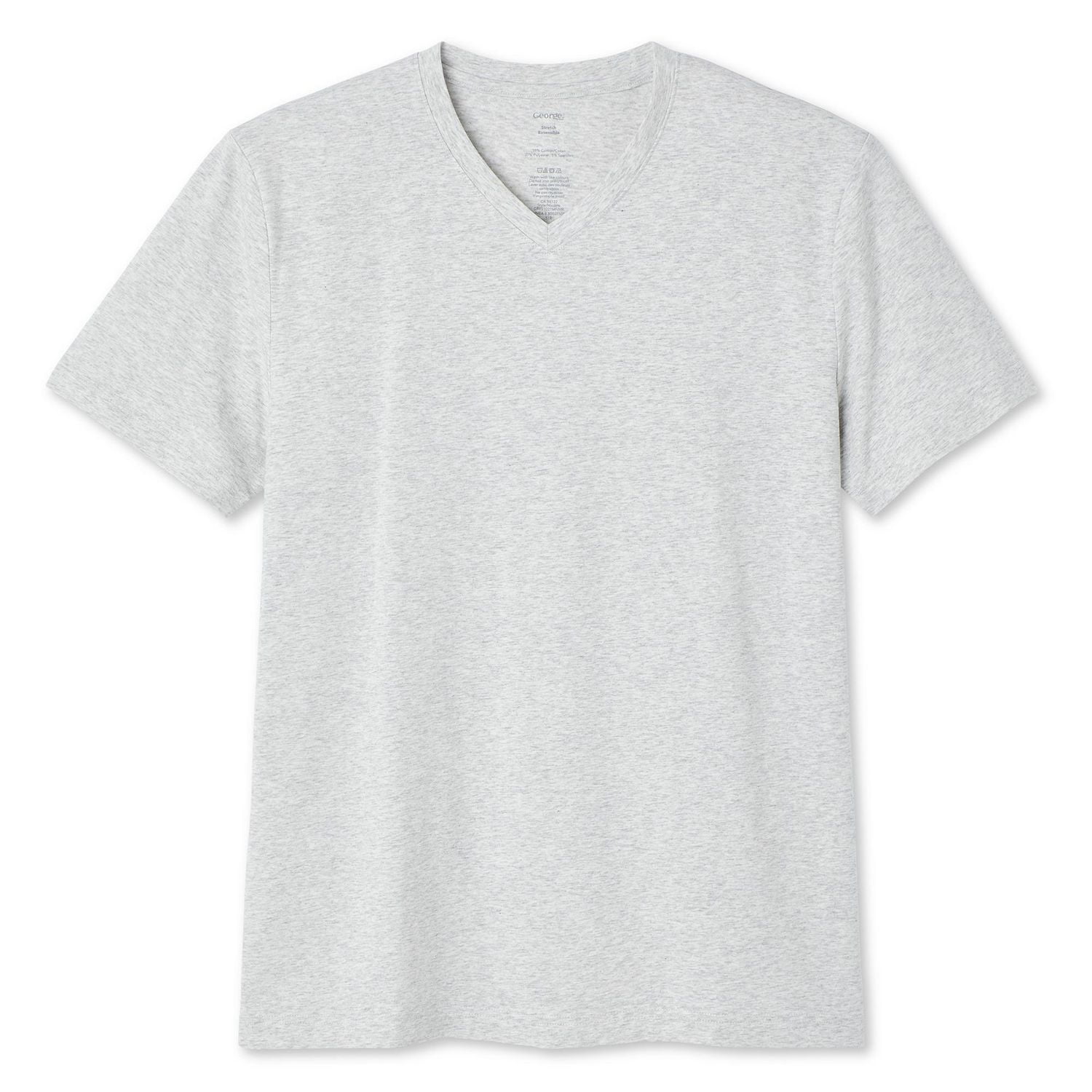 George Men's Stretch V-Neckline Tee
