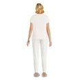 thumbnail image 3 of George Women's Hacci Pajamas 2-Piece Set, 3 of 6