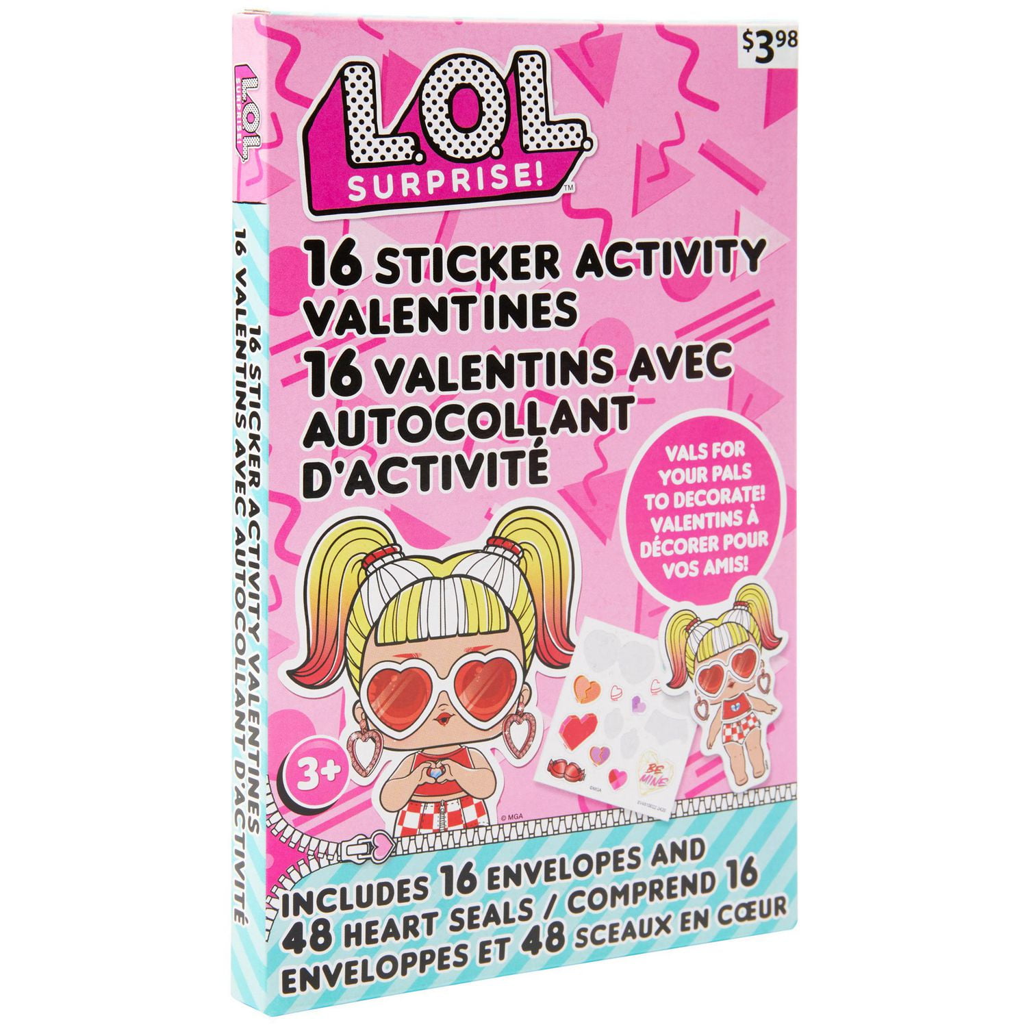 80’s Mystery Lol Darlin Valentine’s Day Card Packs - 5 Cards