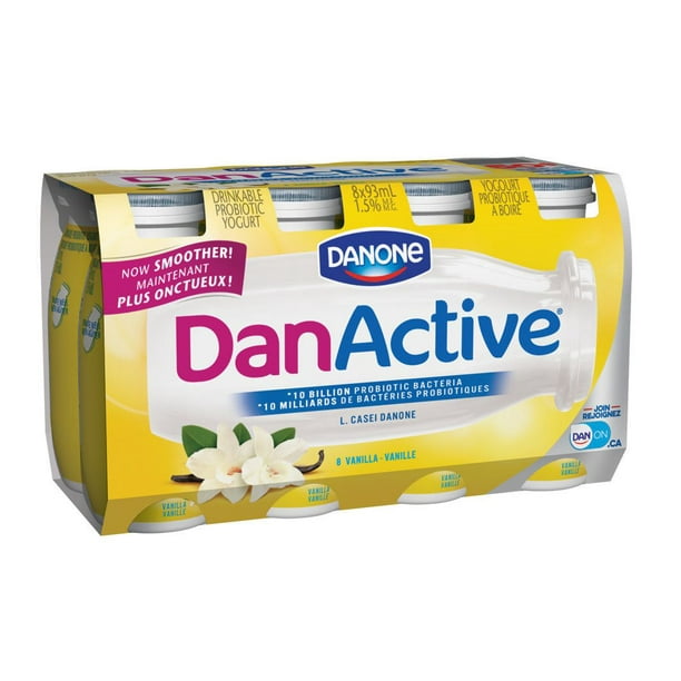 Yogourt probiotique DanActive à saveur de vanille 1,5 % M.G.