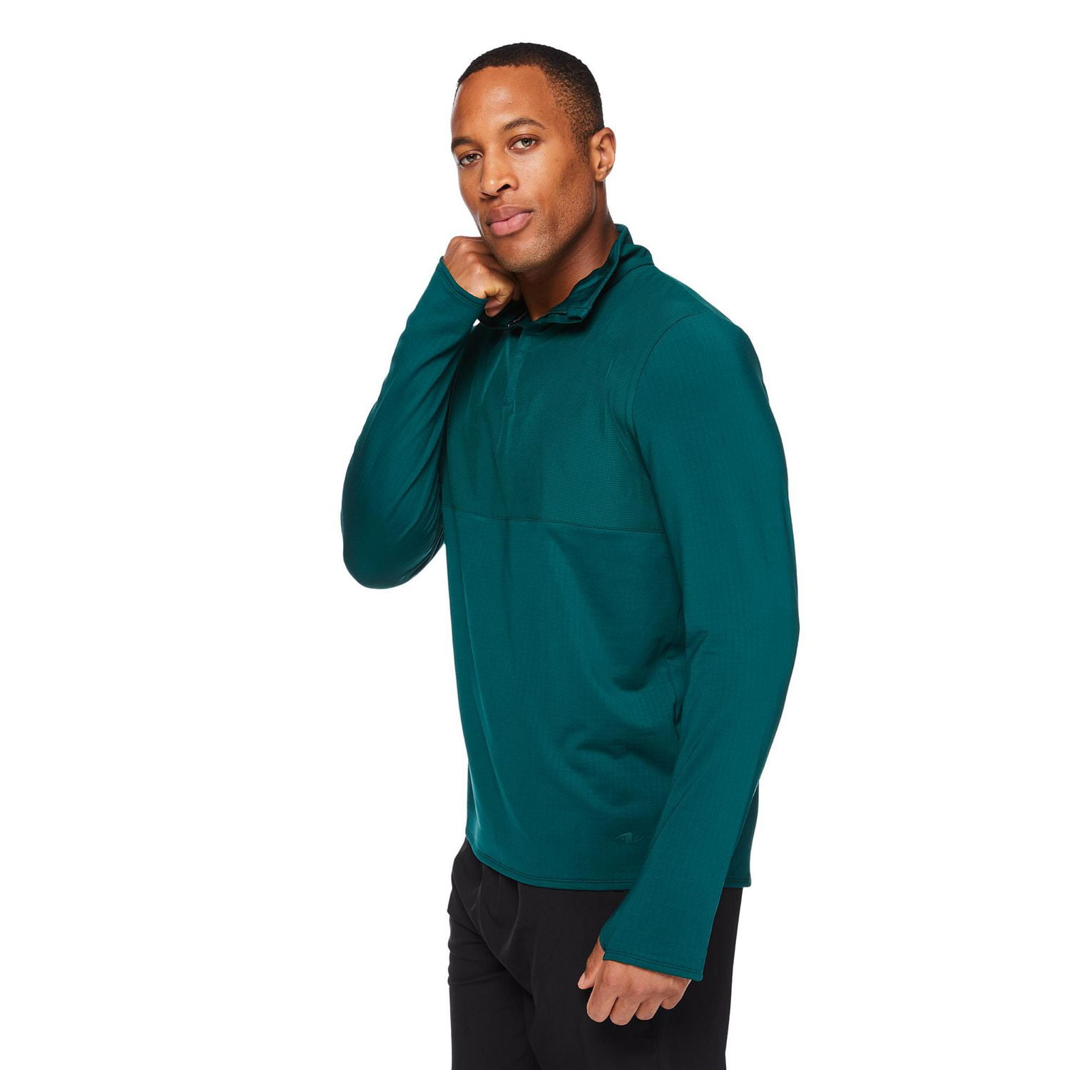 Athletic Works Men's Quarter-Zip Popover