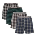 thumbnail image 1 of Yves Martin Men's Flannel Sleep Shorts, 1 of 5
