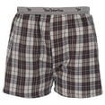 thumbnail image 4 of Yves Martin Men's Flannel Sleep Shorts, 4 of 5