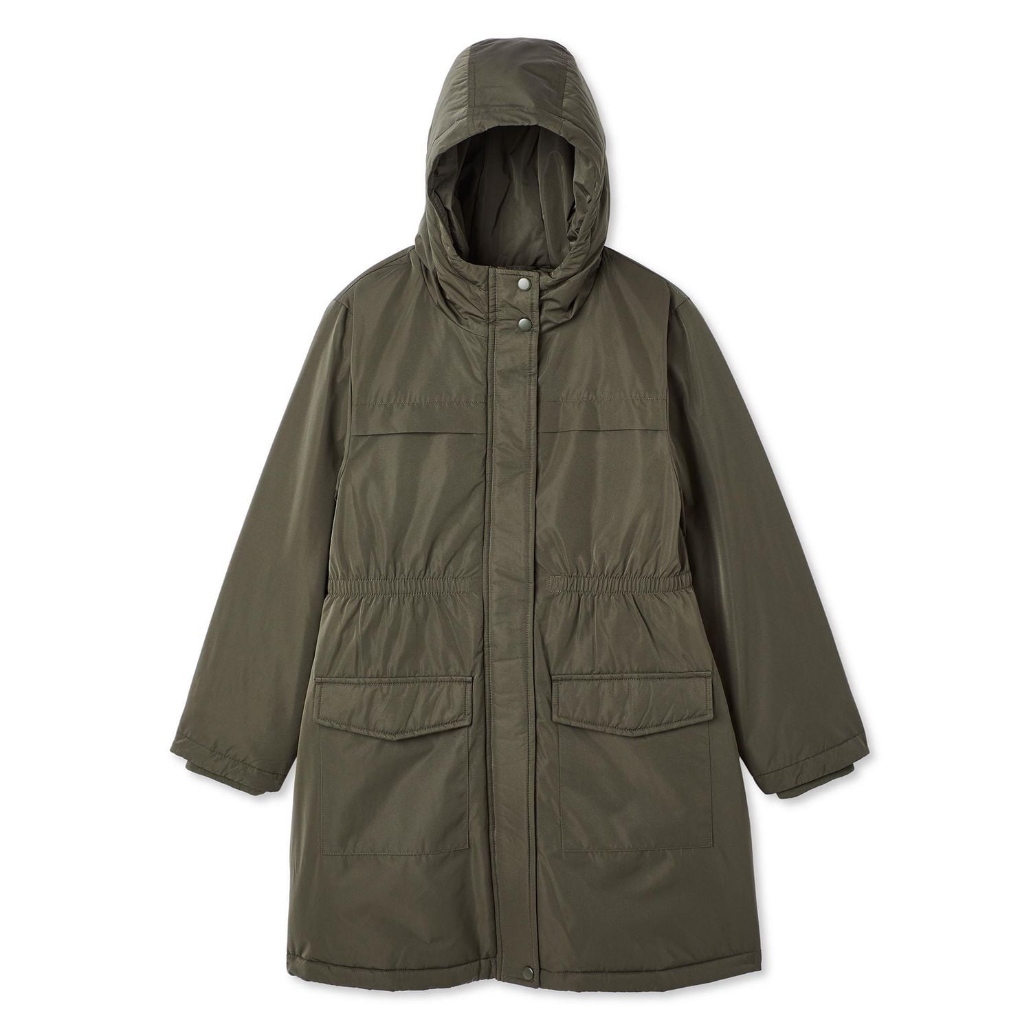 Parka long à capuchon George pour filles Tailles TP–TG