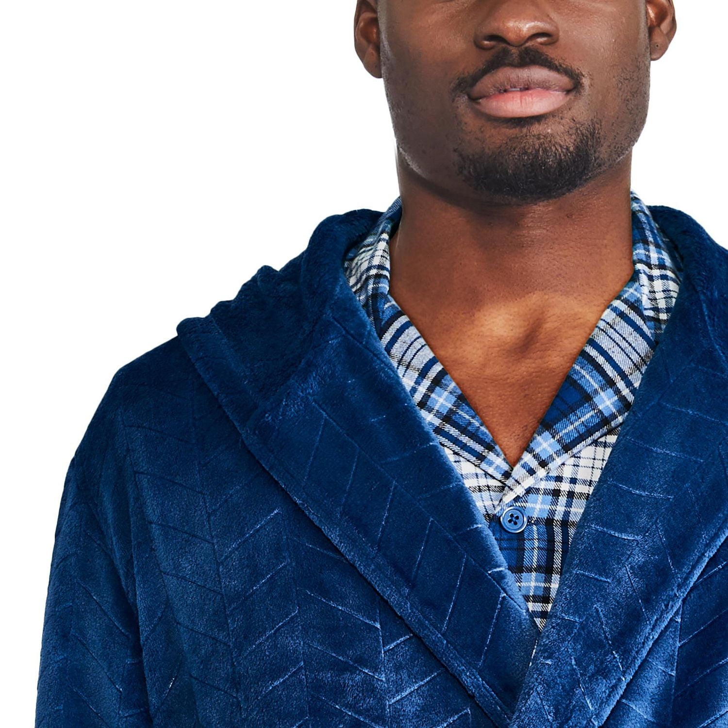 Robe de chambre à capuchon George pour hommes Tailles P/M-G/TG