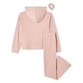 thumbnail image 2 of Btween Girls' Hacci Hoodie 3-Piece Set, 2 of 2