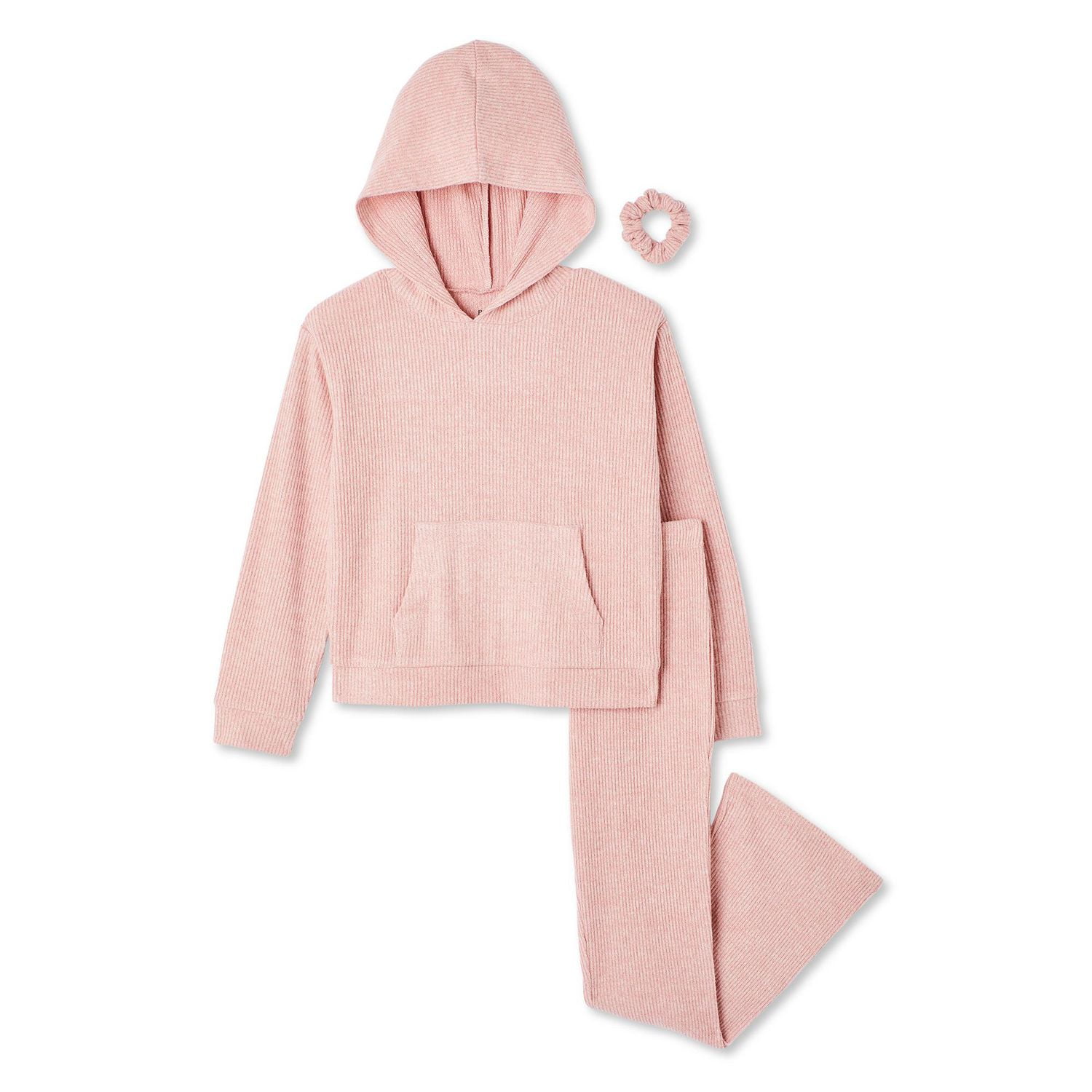 Btween Girls' Hacci Hoodie 3-Piece Set, Sizes XS-XL