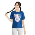 thumbnail image 1 of T-shirt à manches courtes Sonic le hérisson pour filles, 1 of 3