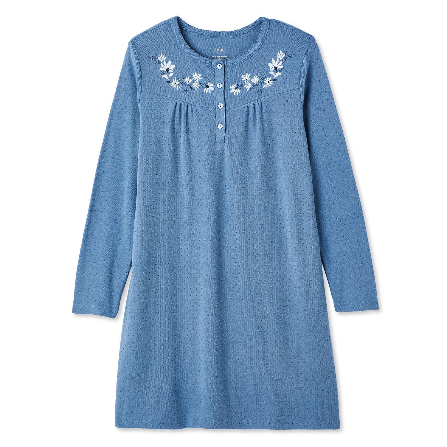 Iyla Women's Henley Nightgown