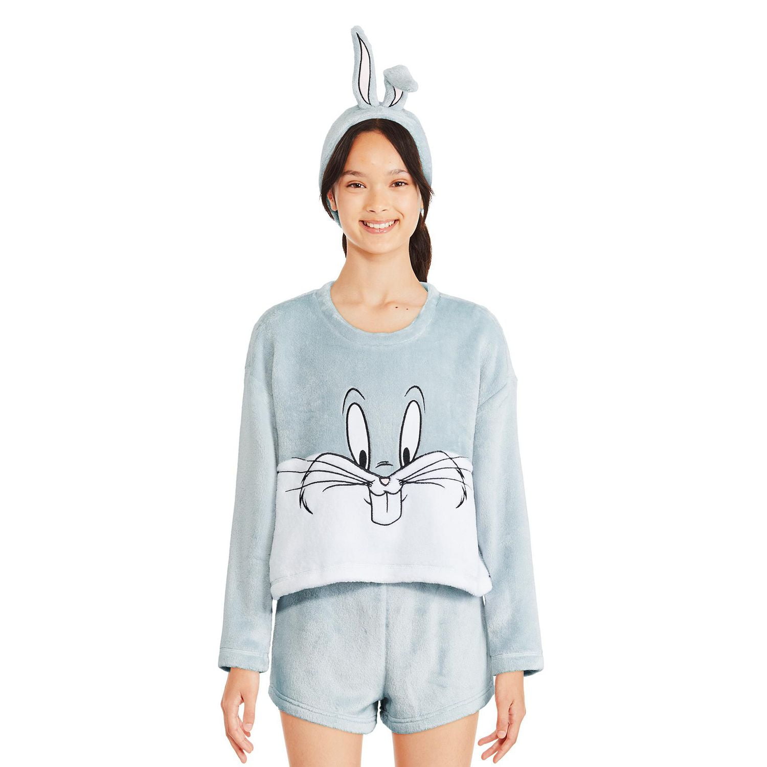 Pyjama 2 pièces Looney Tunes short caleçon boxeur Justice pour filles