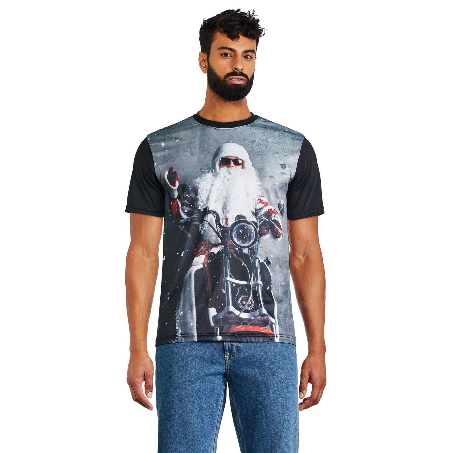George Men's Holiday Tee, Sizes S-2XL