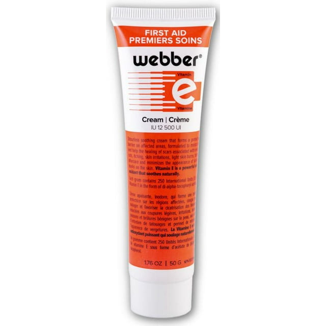 Crème de premiers soins Webber à la vitamine E