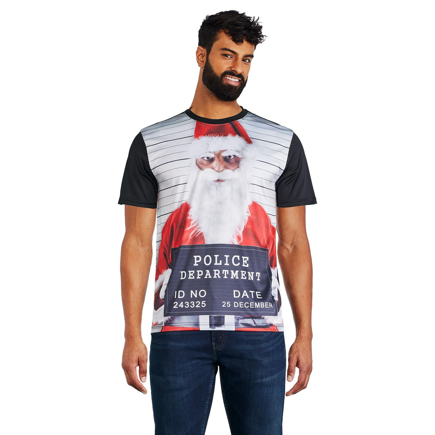 George Men's Holiday Tee, Sizes S-2XL