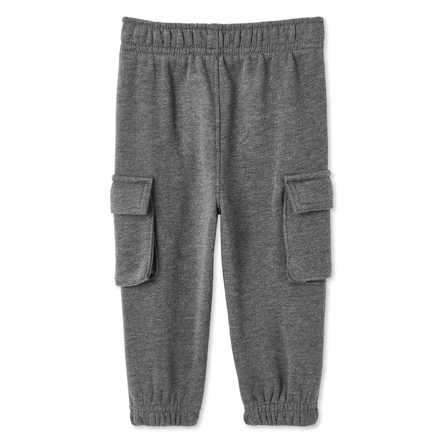 George Baby Boys' Fleece Cargo Jogger, Sizes 0-24 months