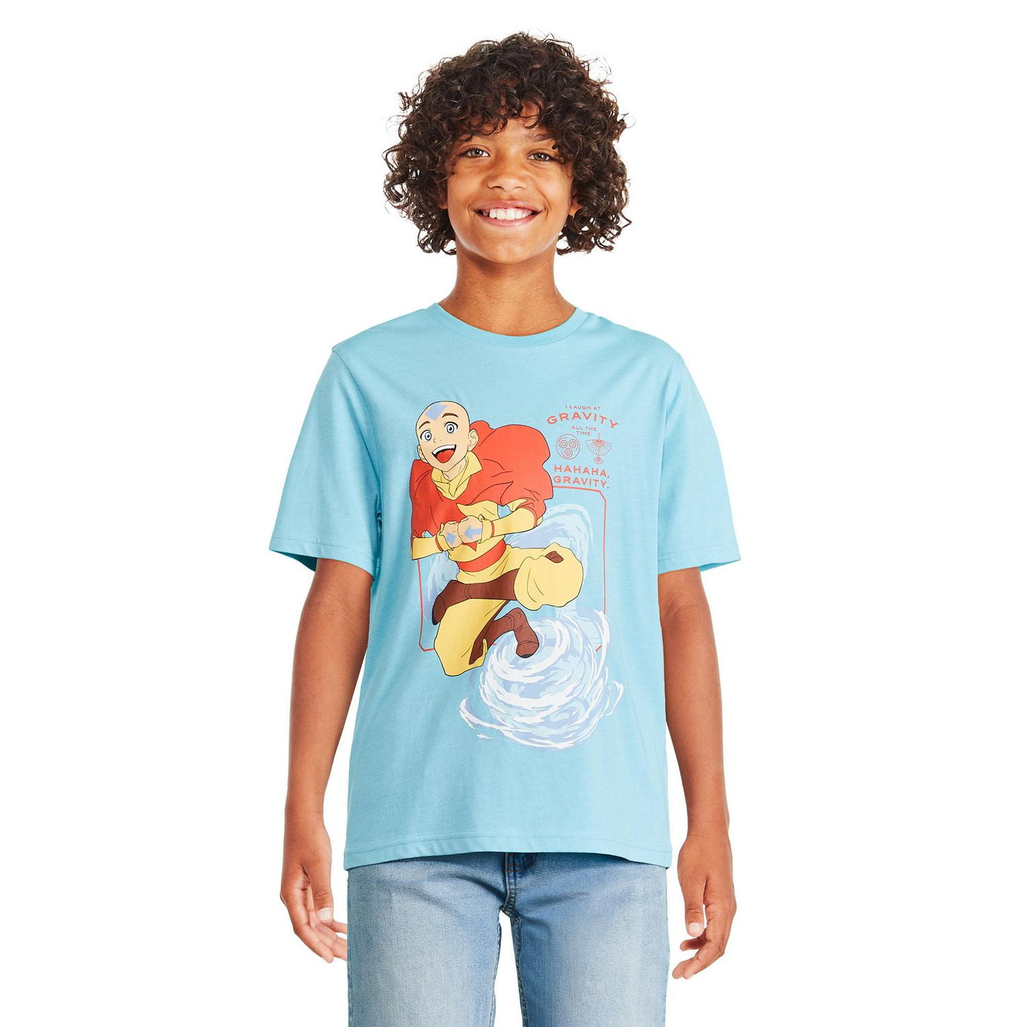 Avatar: The Last Airbender Boys' Short Sleeve Tee, Sizes XS-XL