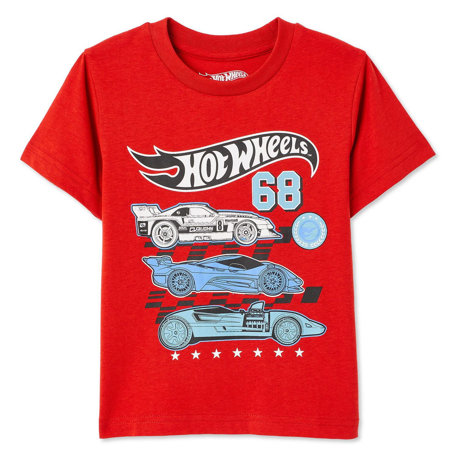 Hot Wheels Toddler Boys' Short Sleeve Tee, Sizes 2T-5T