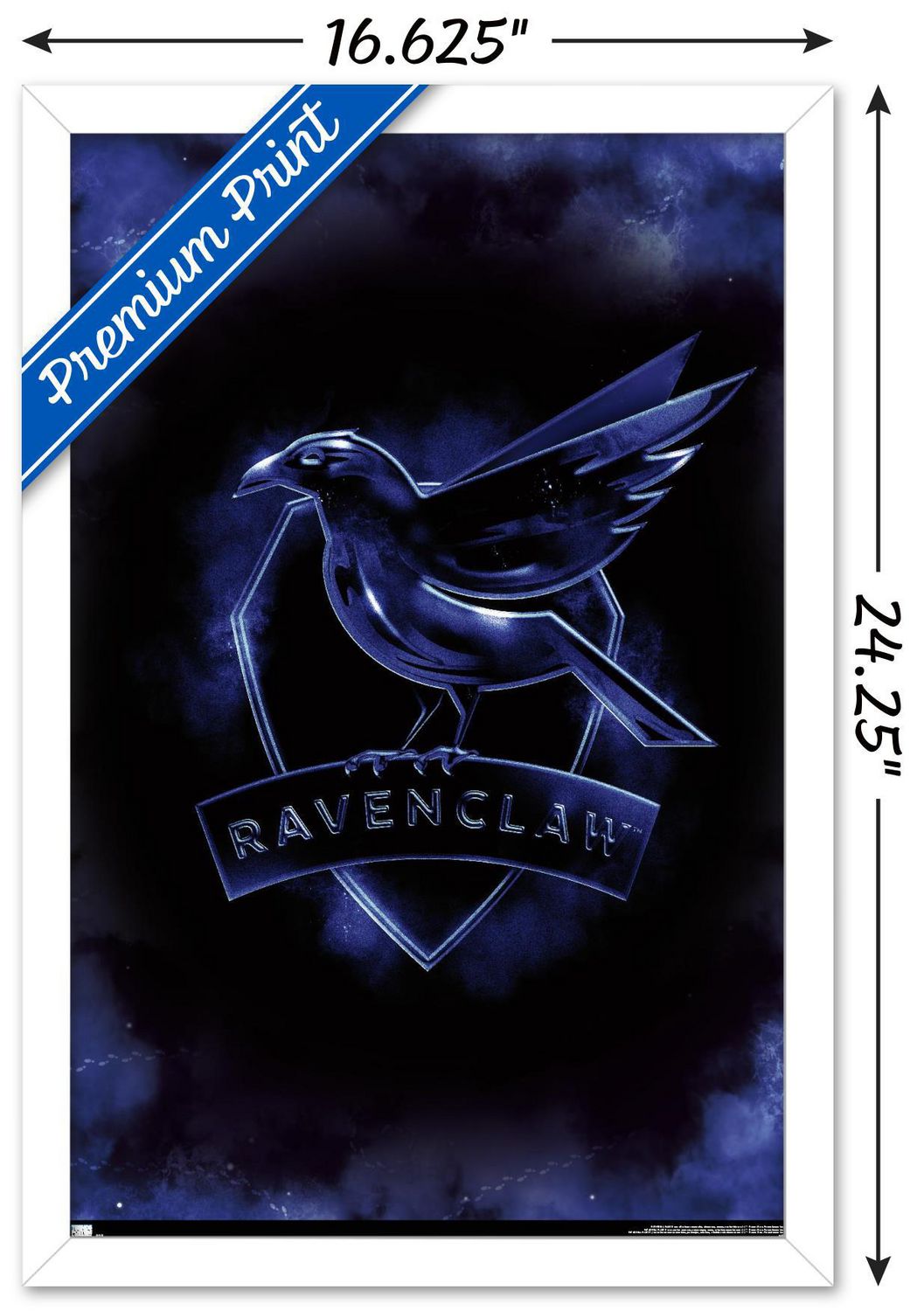 Harry Potter - Ravenclaw Crest Magic Wall Poster, 22.375