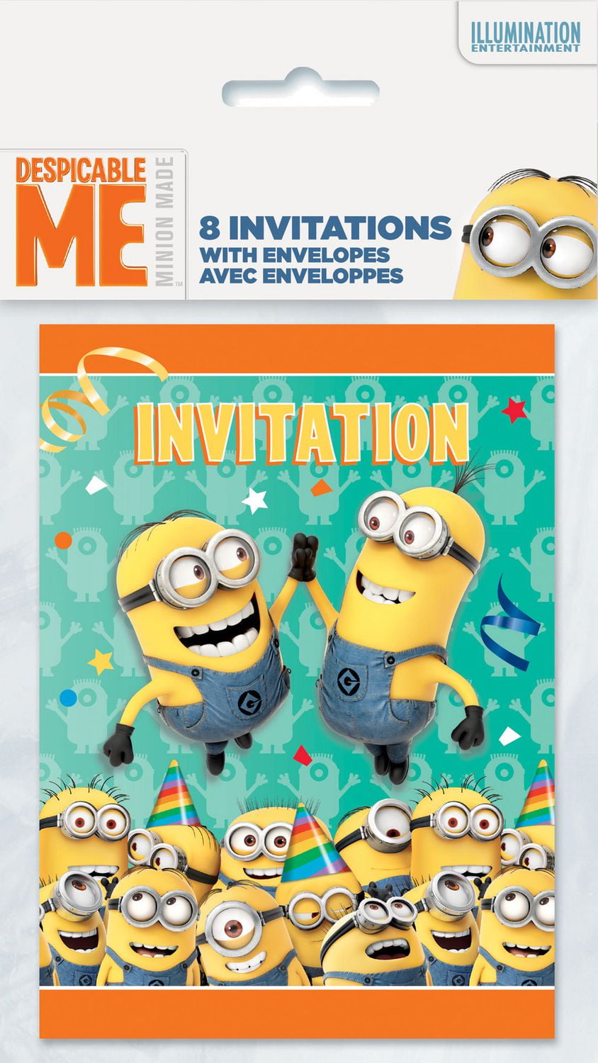 Minions Party Invitations Walmart Canada