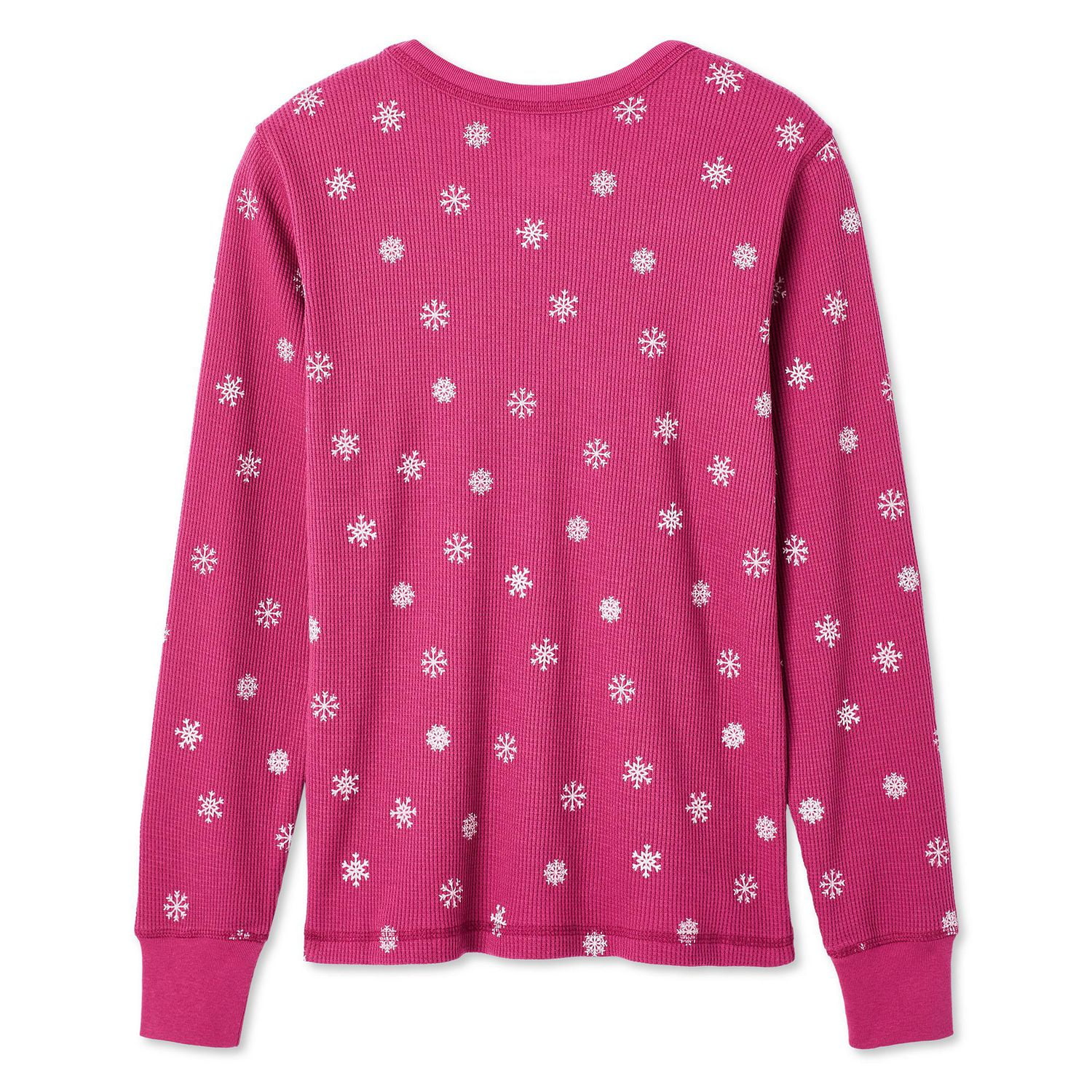 Athletic Works Girls' Thermal Top, Sizes XS-XL