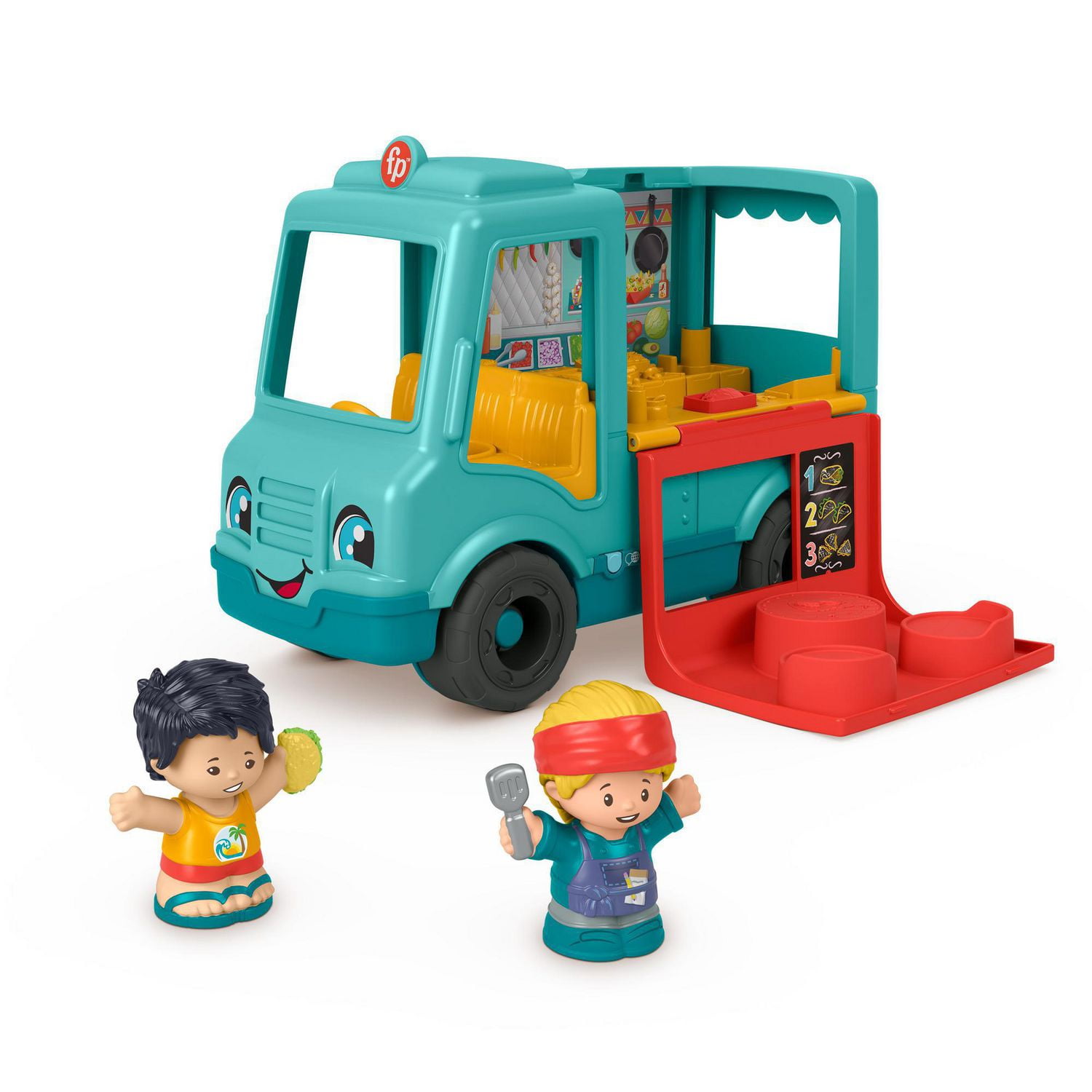 Fisher Price Little People Serve It Up Food Truck Bilingual