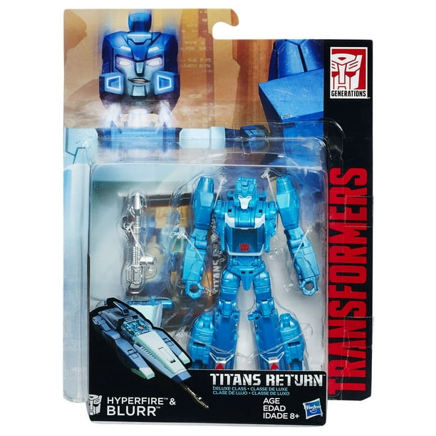 Figurines articulées Hyperfire et Blurr Maître Titan Generations Titans Return des Transformers