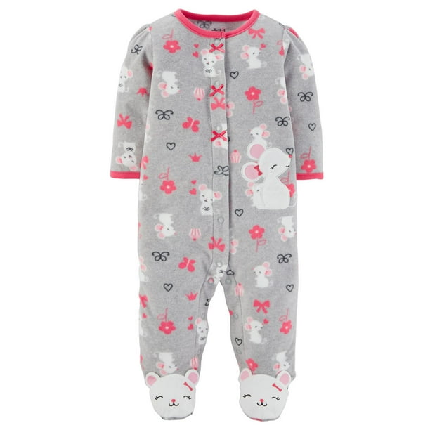 Tenue avec pyjama-grenouillère pour nouveau-née fille Child of Mine made by Carter’s –Souris