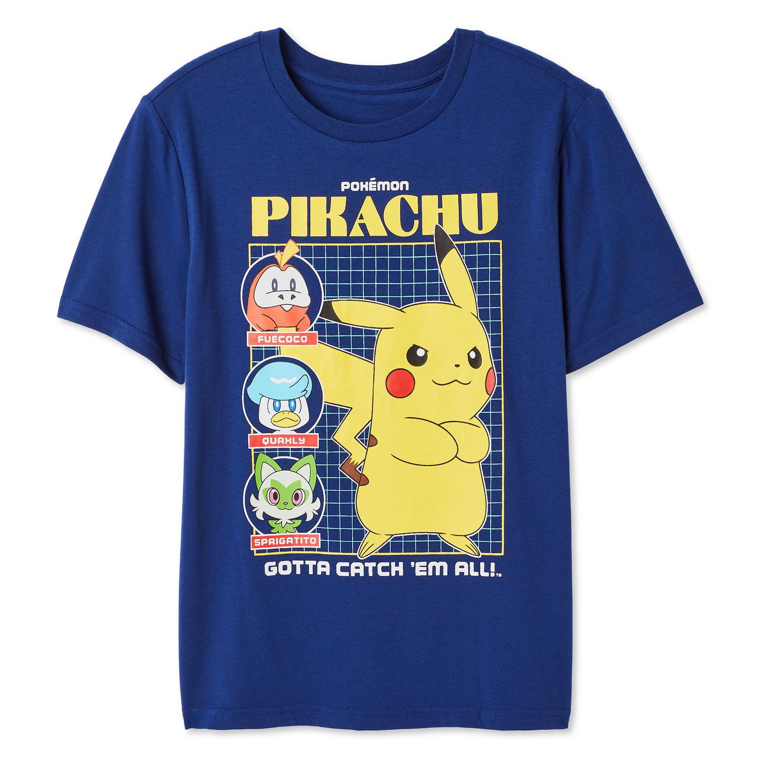 Pokemon Boys' Pikachu Tee, Sizes XS-XL