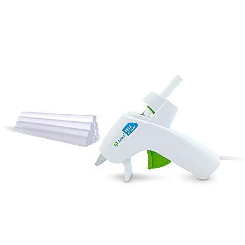 AdTech Mini High Temp Hot Glue Gun with Glue Sticks, Combo Pack (05694) – Mini Glue Gun with 10 Multi-temp Mini Glue Sticks and Glue Stick Storage Case., Mini Glue Gun and Sticks