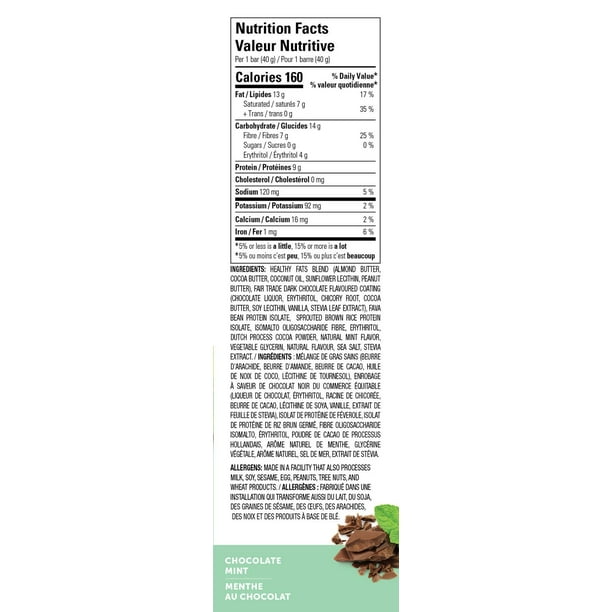 Barres céréales chocolat-cacahuètes x 6 - 125 g - ECO + au meilleur prix