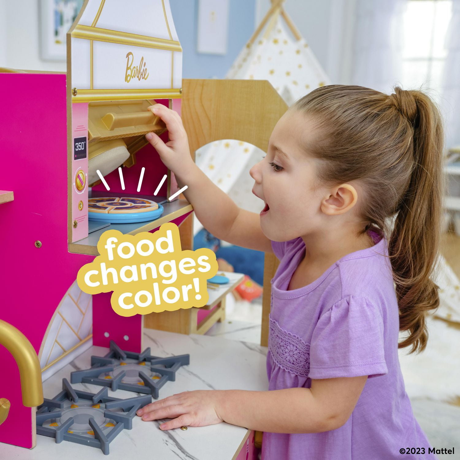 Cook with Barbie Play Kitchen Walmart