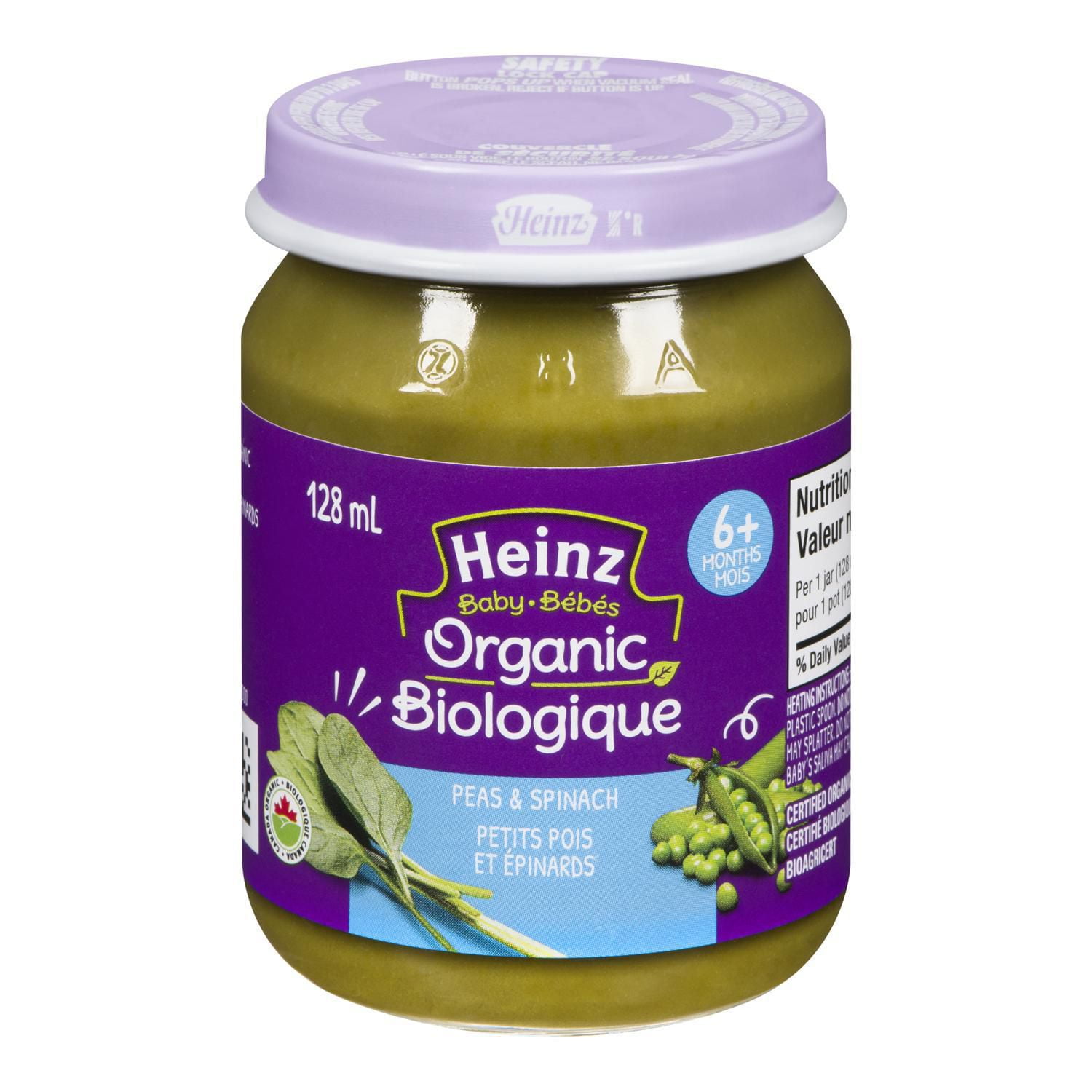 Heinz Baby Peas &amp; Spinach Walmart Canada
