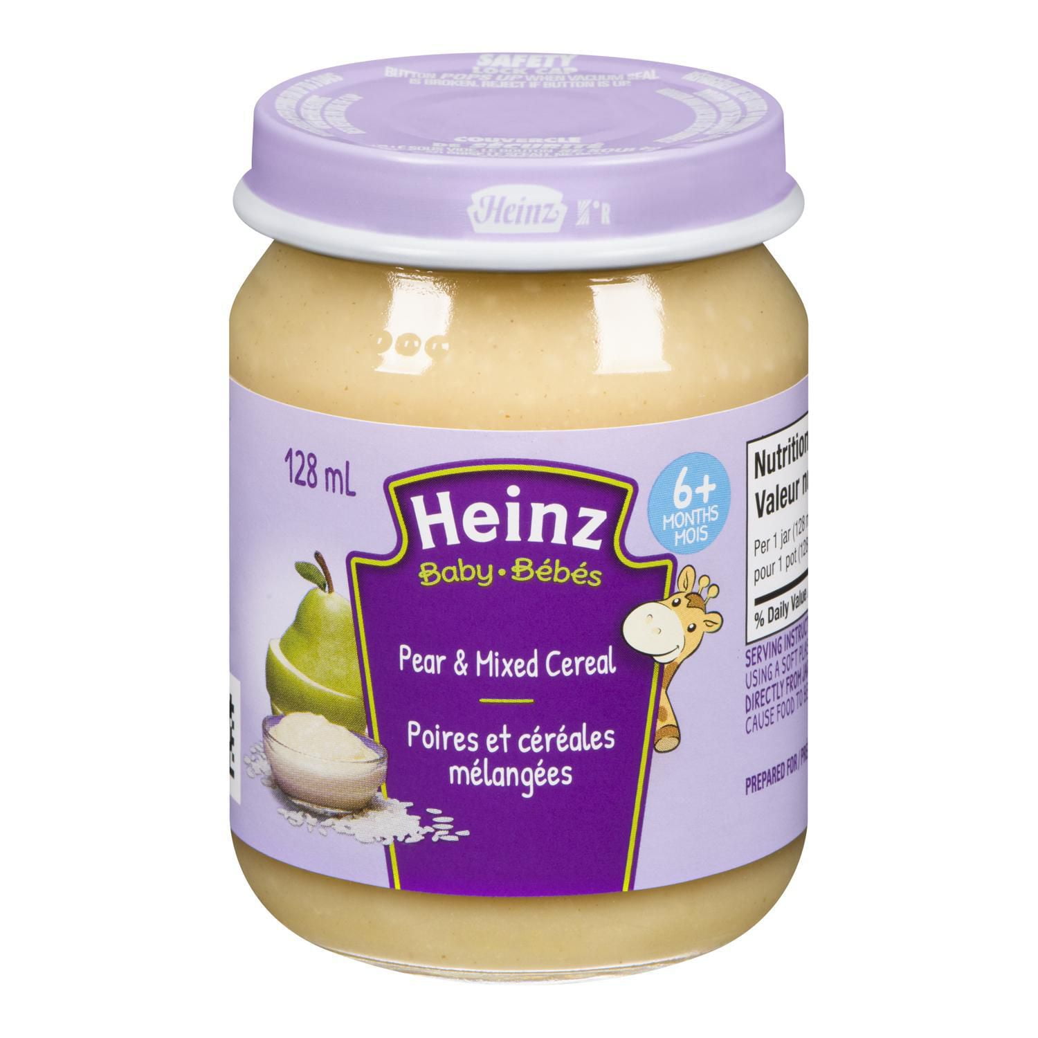 Heinz Baby Pear &amp; Mixed Cereal Walmart Canada