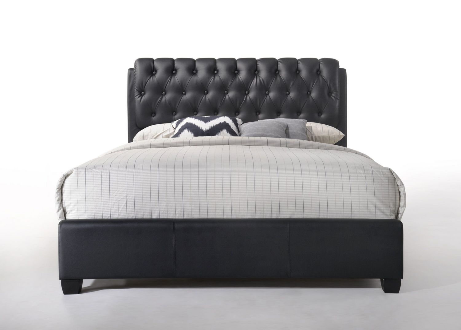ACME Ireland II Eastern King Bed in Black PU Walmart Canada
